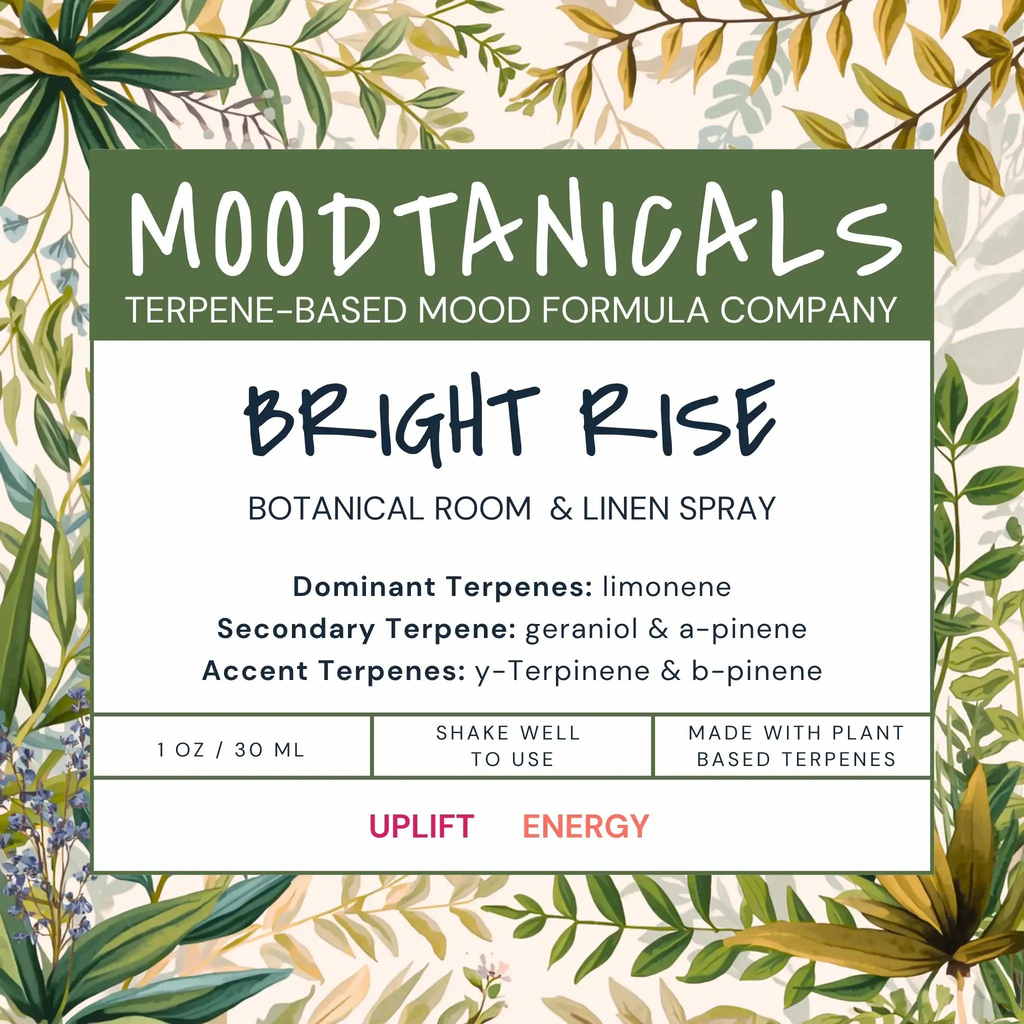 Moodtanicals Bright Rise Label