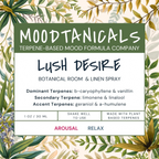 Moodtanicals Lush Desire Label