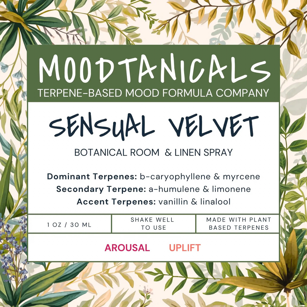 Moodtanicals Sensual Velvet Label